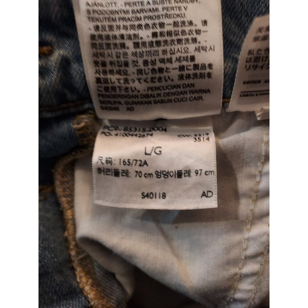 Overalls Slouchy Levi Carpenter Light Wash Jeans Size Large - Picture 4 of 12